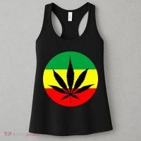 Cannabis Leaf Jamaican Style Women's Tank Top thumb 3