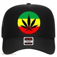 Cannabis Leaf Jamaican Style Hat thumb 0
