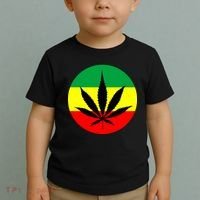 Cannabis Leaf Jamaican Style Toddler T-Shirt thumb 2
