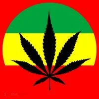 Cannabis Leaf Jamaican Style Santa Hat thumb 1