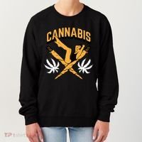 Cannabis Marijuana Joint Hammock Women's Sweatshirt thumb 0