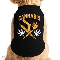 Cannabis Marijuana Joint Hammock Doggie Tank thumb 0