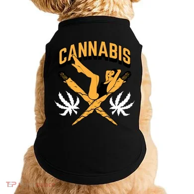 Cannabis Marijuana Joint Hammock Doggie Tank