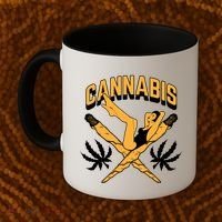 Cannabis Marijuana Joint Hammock Coffee Mug thumb 2