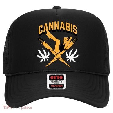 Cannabis Marijuana Joint Hammock Hat