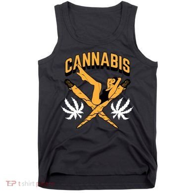 Cannabis Marijuana Joint Hammock Tank Top