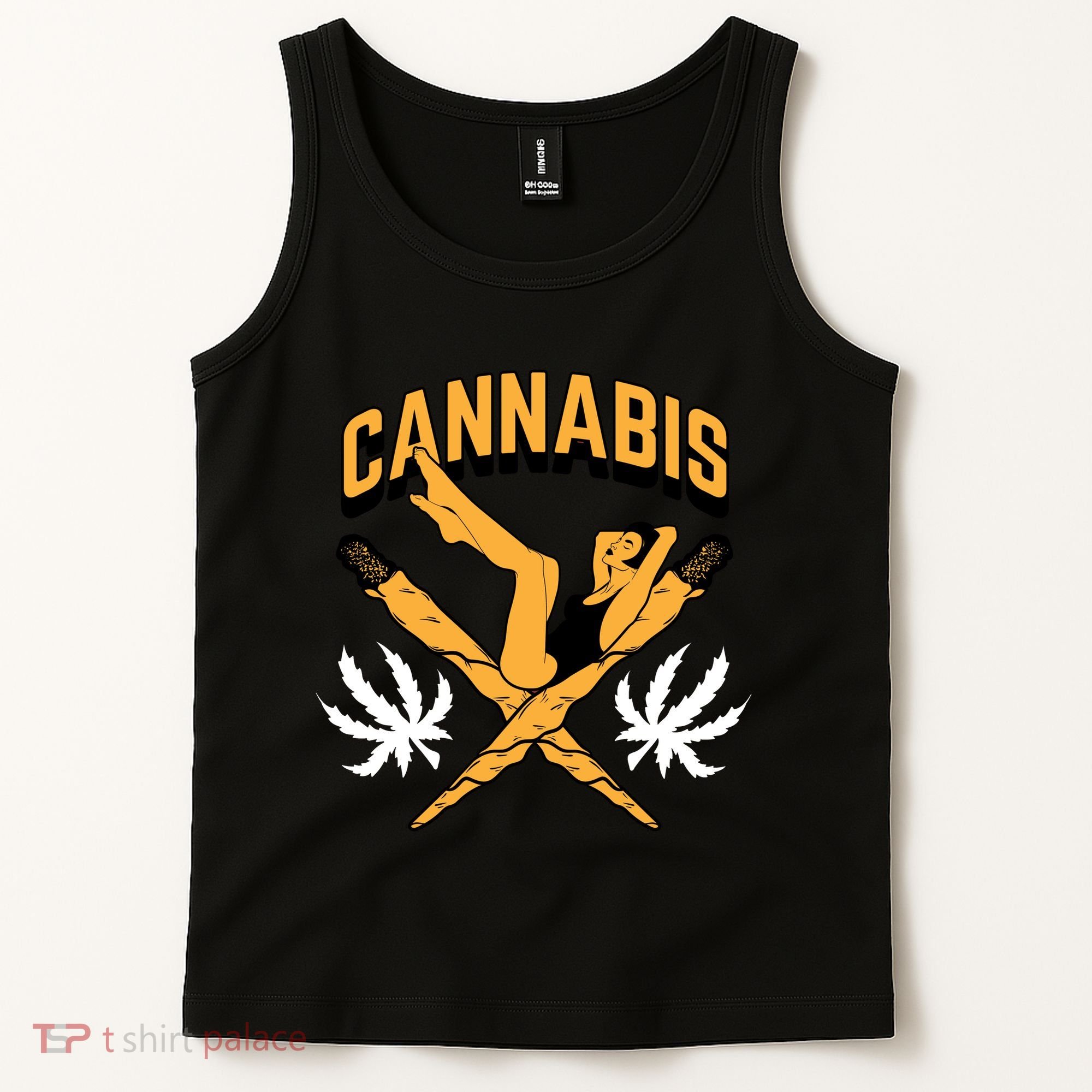 Cannabis Marijuana Joint Hammock Tank Top