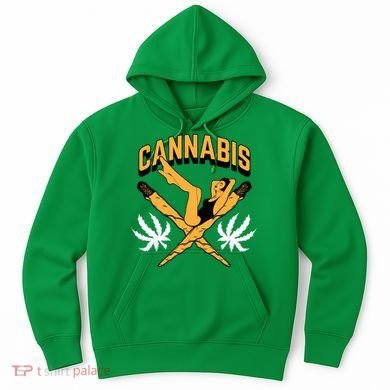 Cannabis Marijuana Joint Hammock Hoodie