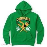 Cannabis Marijuana Joint Hammock Hoodie thumb 0