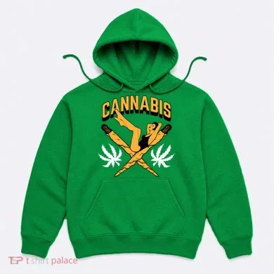 Cannabis Marijuana Joint Hammock Hoodie