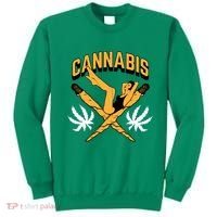 Cannabis Marijuana Joint Hammock Sweatshirt thumb 0