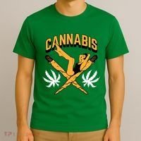 Cannabis Marijuana Joint Hammock T-Shirt thumb 3