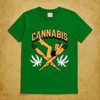 Cannabis Marijuana Joint Hammock T-Shirt thumb 5