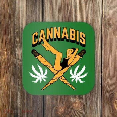 Cannabis Marijuana Joint Hammock Coaster