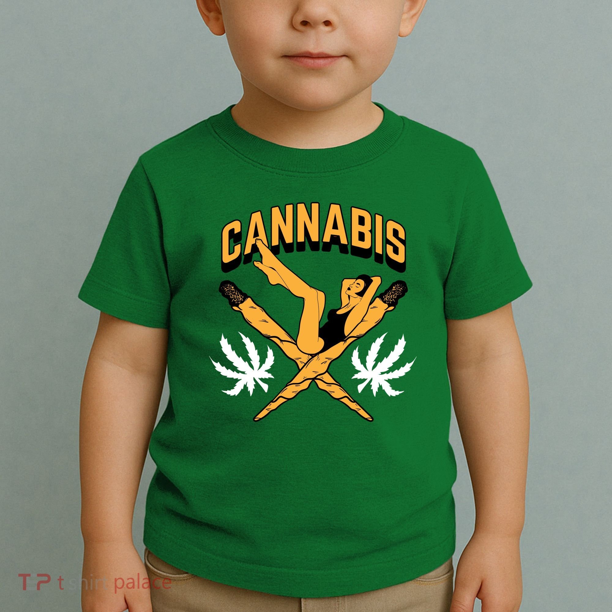 Cannabis Marijuana Joint Hammock Toddler T-Shirt