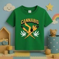 Cannabis Marijuana Joint Hammock Toddler T-Shirt thumb 3
