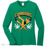 Cannabis Marijuana Joint Hammock Women's Long Sleeve Shirt thumb 0
