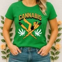 Cannabis Marijuana Joint Hammock Women's T-Shirt thumb 2