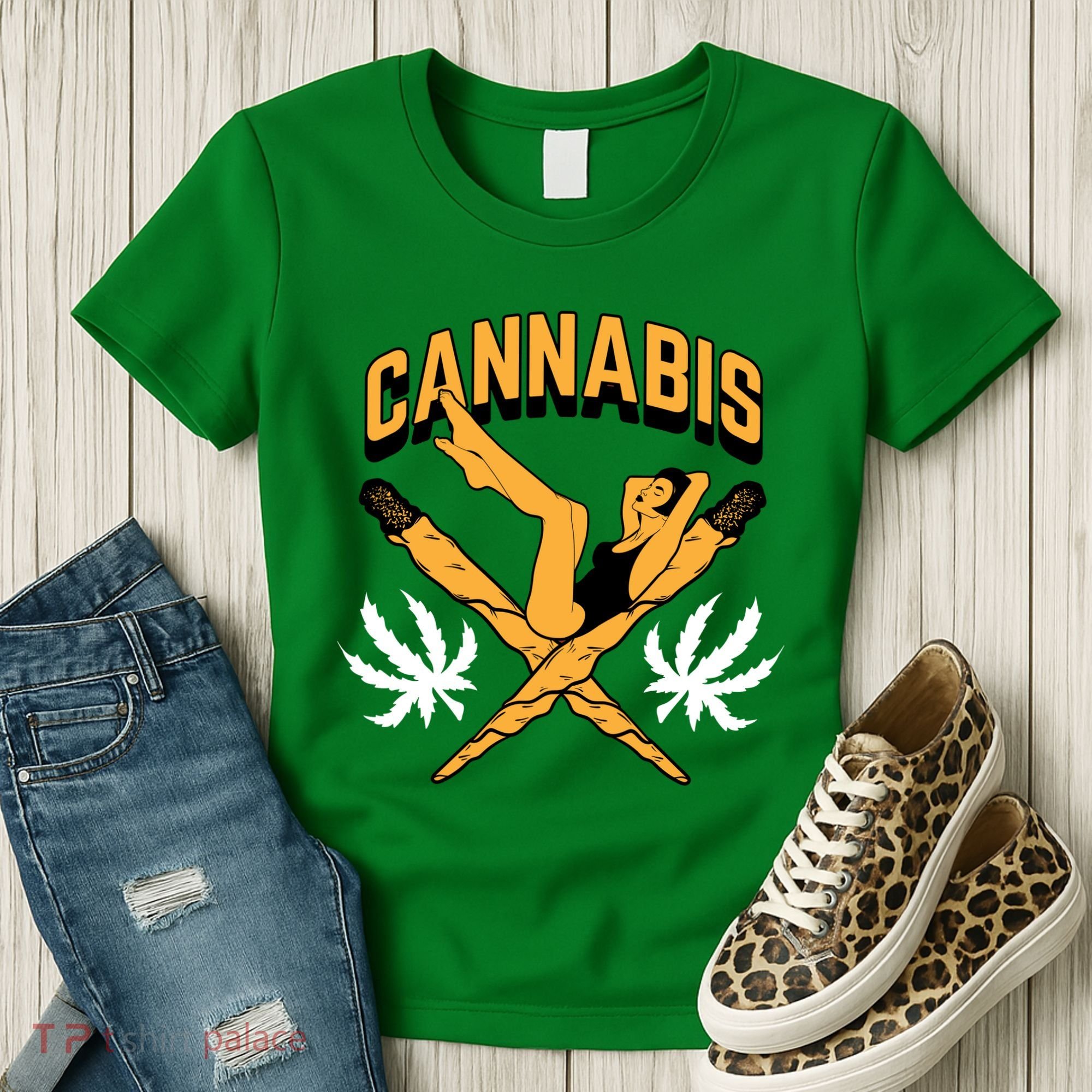 Cannabis Marijuana Joint Hammock Women's T-Shirt