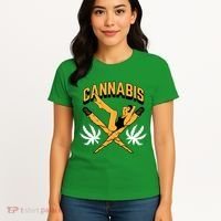 Cannabis Marijuana Joint Hammock Women's T-Shirt thumb 4