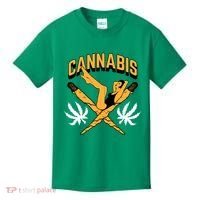 Cannabis Marijuana Joint Hammock Kids T-Shirt thumb 0