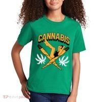 Cannabis Marijuana Joint Hammock Kids T-Shirt thumb 2