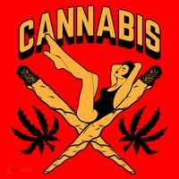 Cannabis Marijuana Joint Hammock Santa Hat thumb 1