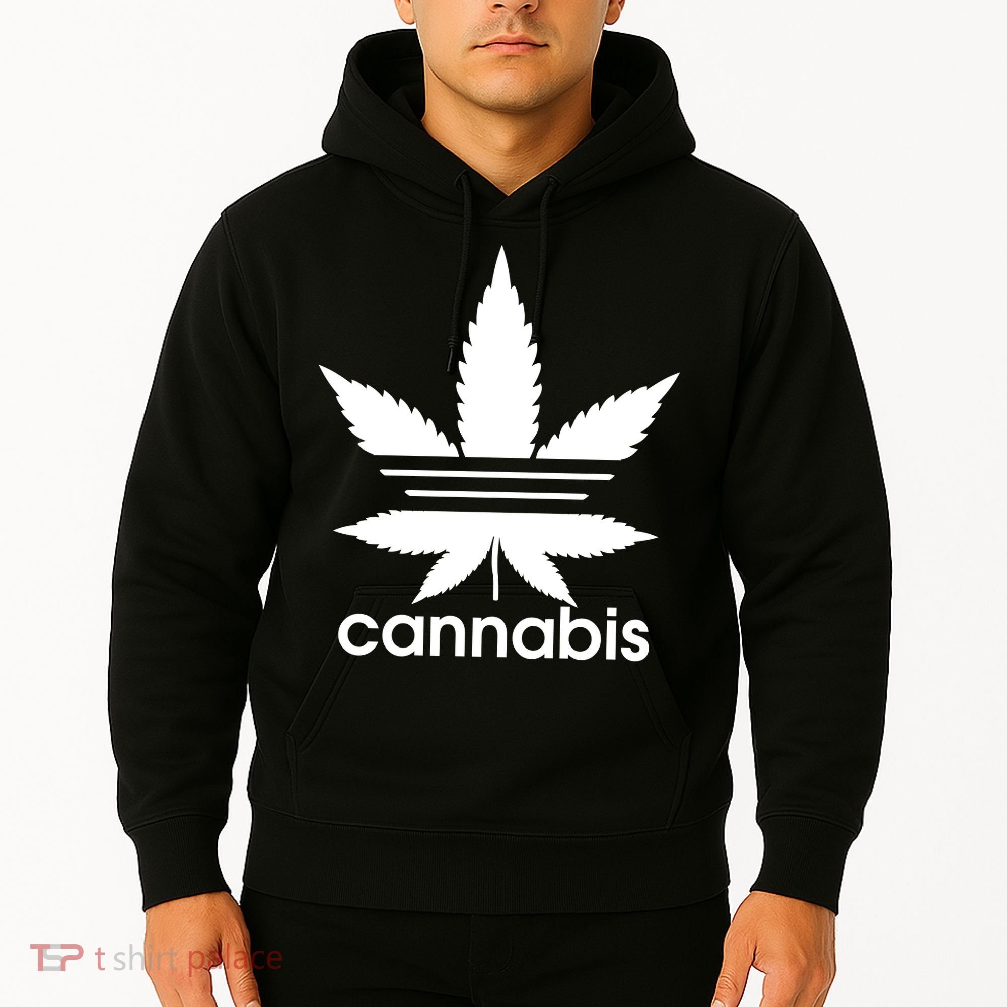 Cannabis Sports Logo Hoodie