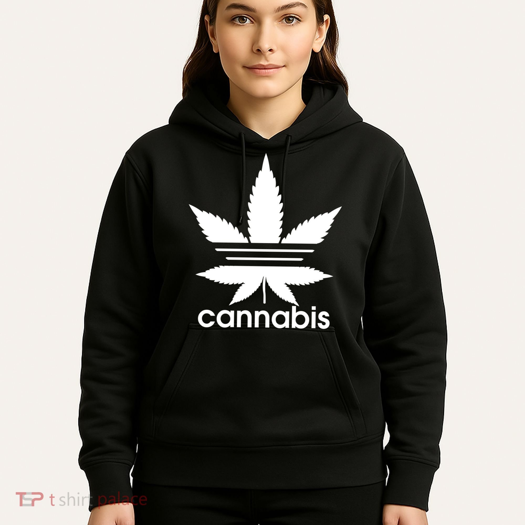 Cannabis Sports Logo Hoodie