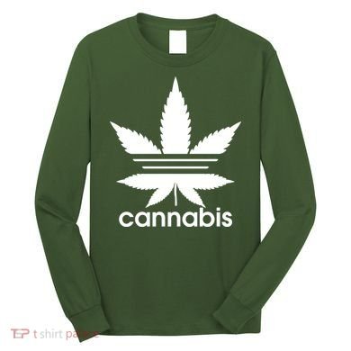 Cannabis Sports Logo Long Sleeve Shirt