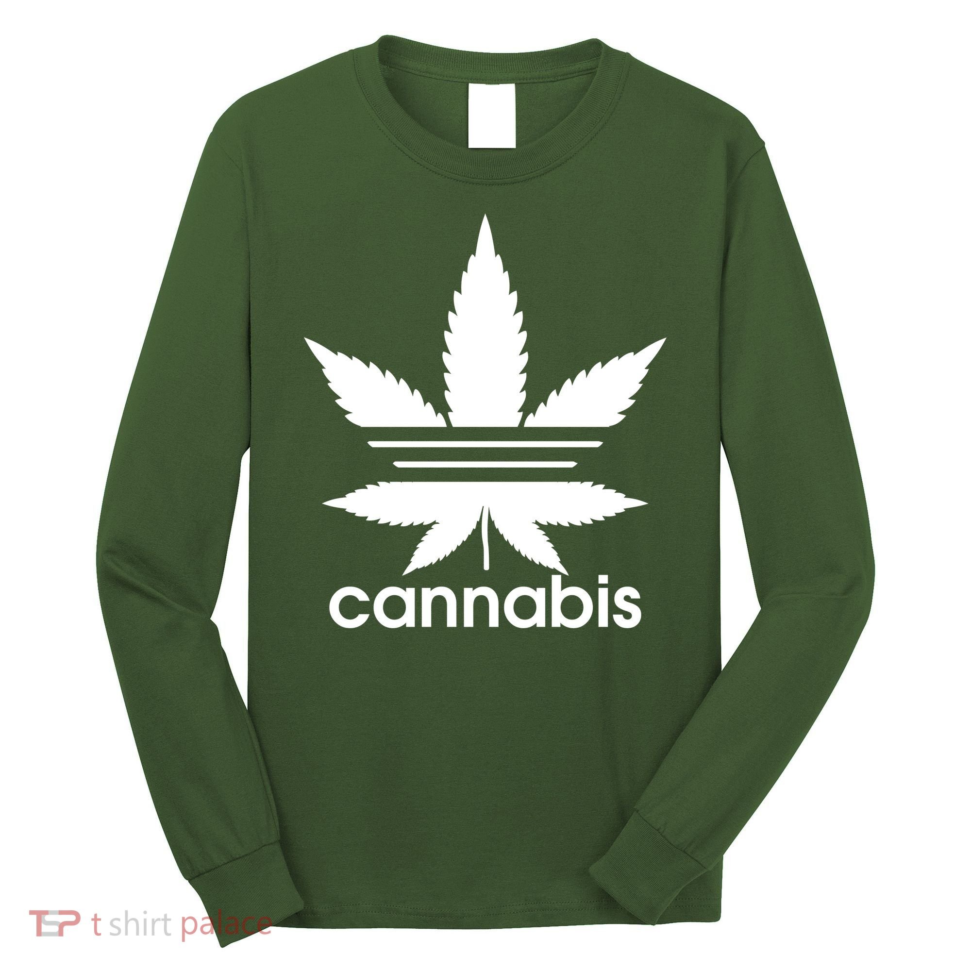 Cannabis Sports Logo Long Sleeve Shirt