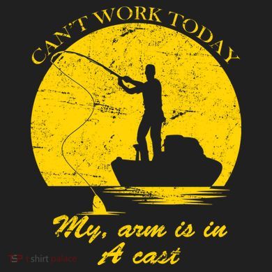 Can't Come Into Work Today My Arm Is In A Cast Comfort Colors Boxy T-Shirt