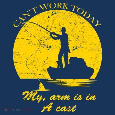 Can't Come Into Work Today My Arm Is In A Cast USA-Made Doggie Bandana