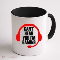 Can't Hear You I'm Gaming Coffee Mug thumb 1