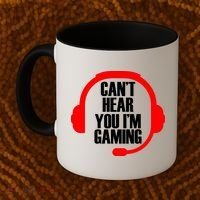 Can't Hear You I'm Gaming Coffee Mug thumb 2