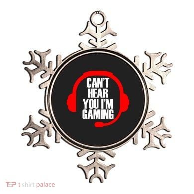 Can't Hear You I'm Gaming Ornament