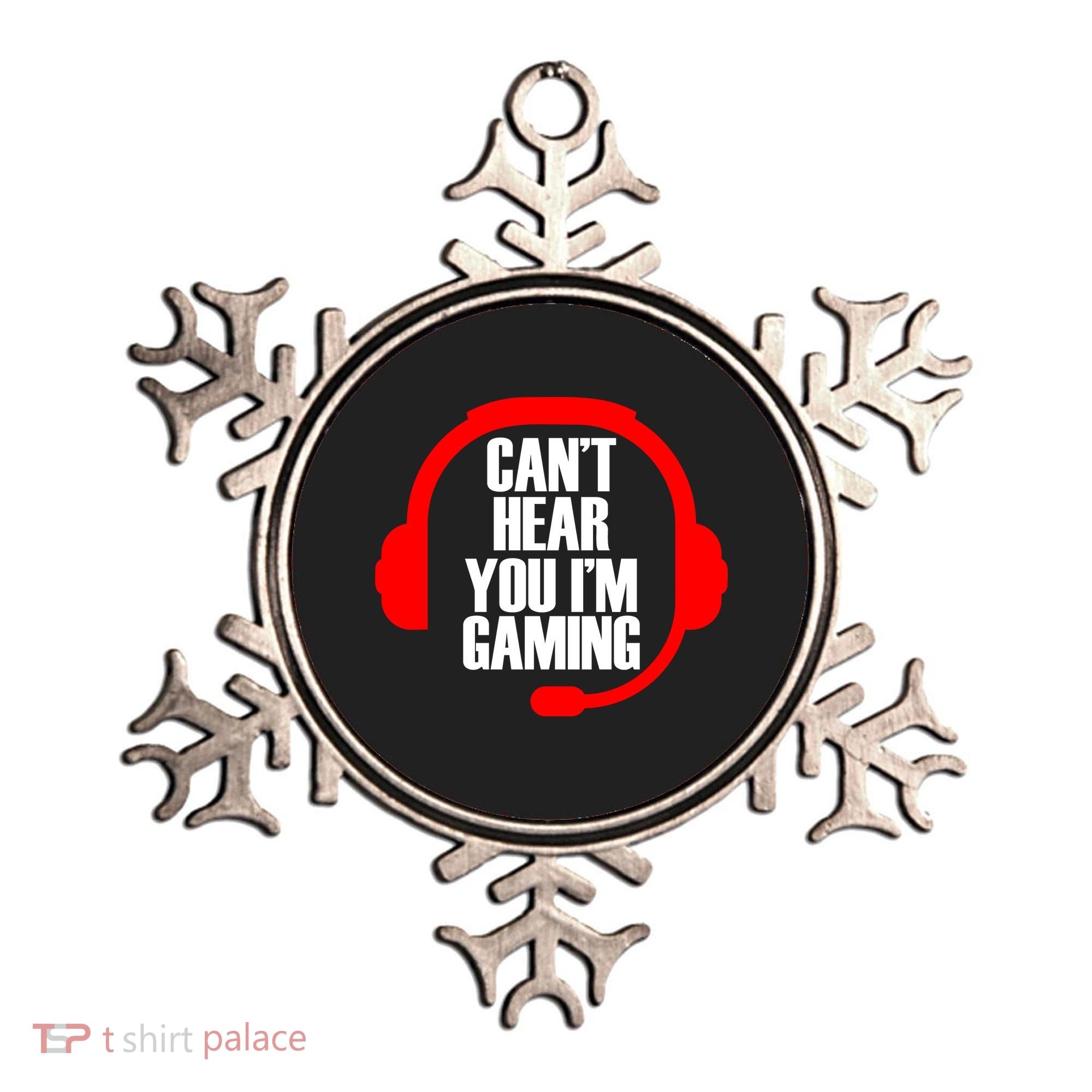 Can't Hear You I'm Gaming Ornament
