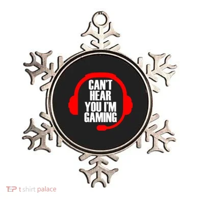 Can't Hear You I'm Gaming Ornament