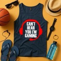 Can't Hear You I'm Gaming Tank Top thumb 4