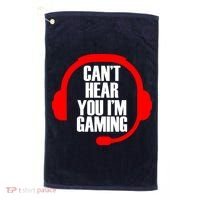 Can't Hear You I'm Gaming Golf Towel thumb 0