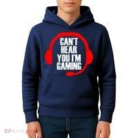 Can't Hear You I'm Gaming Kids Hoodie thumb 4