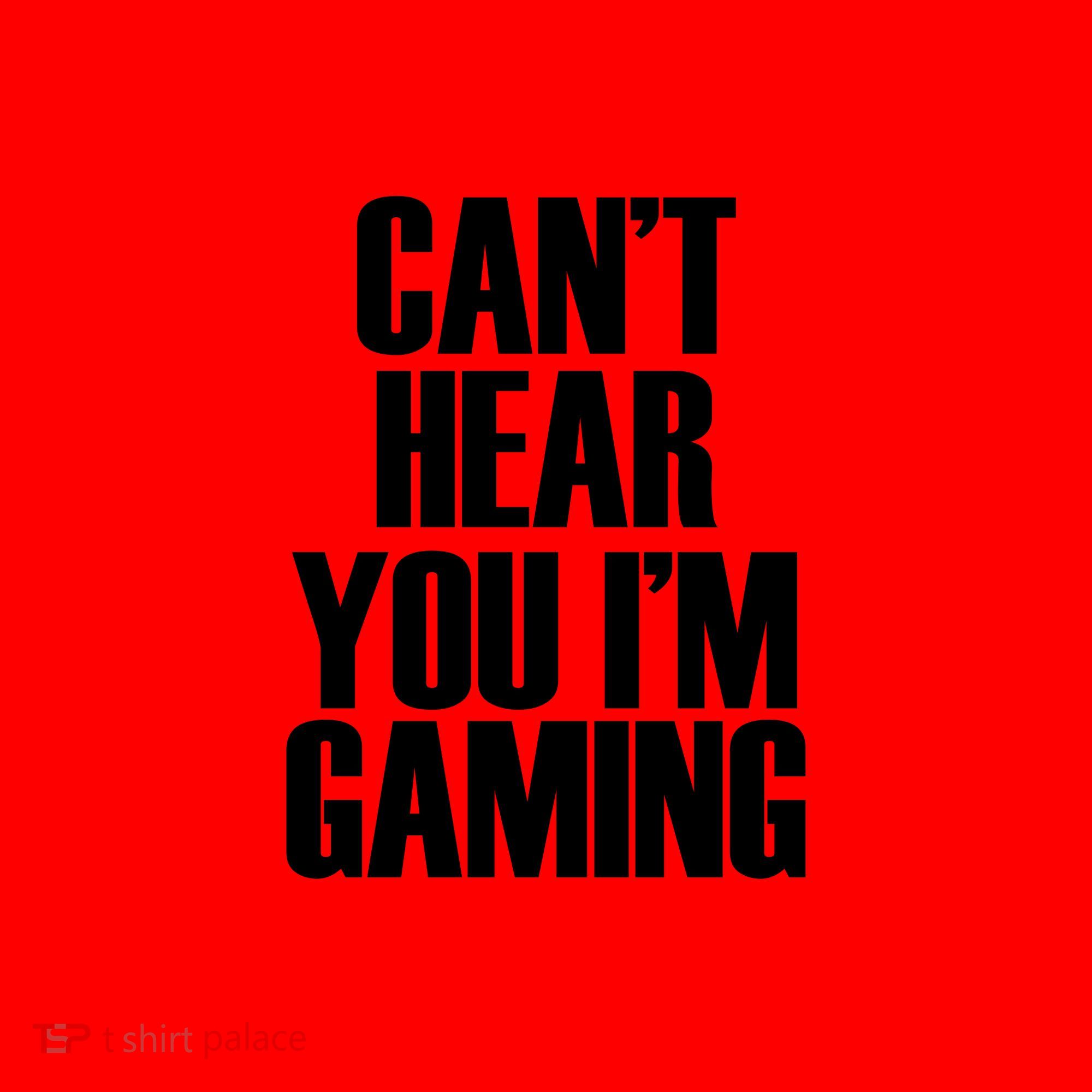 Can't Hear You I'm Gaming Santa Hat