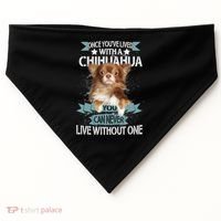 Can't Live Without A Chihuahua USA-Made Doggie Bandana thumb 0