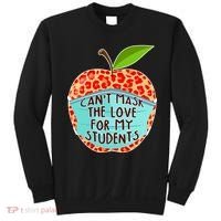 Can't Mask The Love For My Students Sweatshirt thumb 0