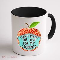 Can't Mask The Love For My Students Coffee Mug thumb 1