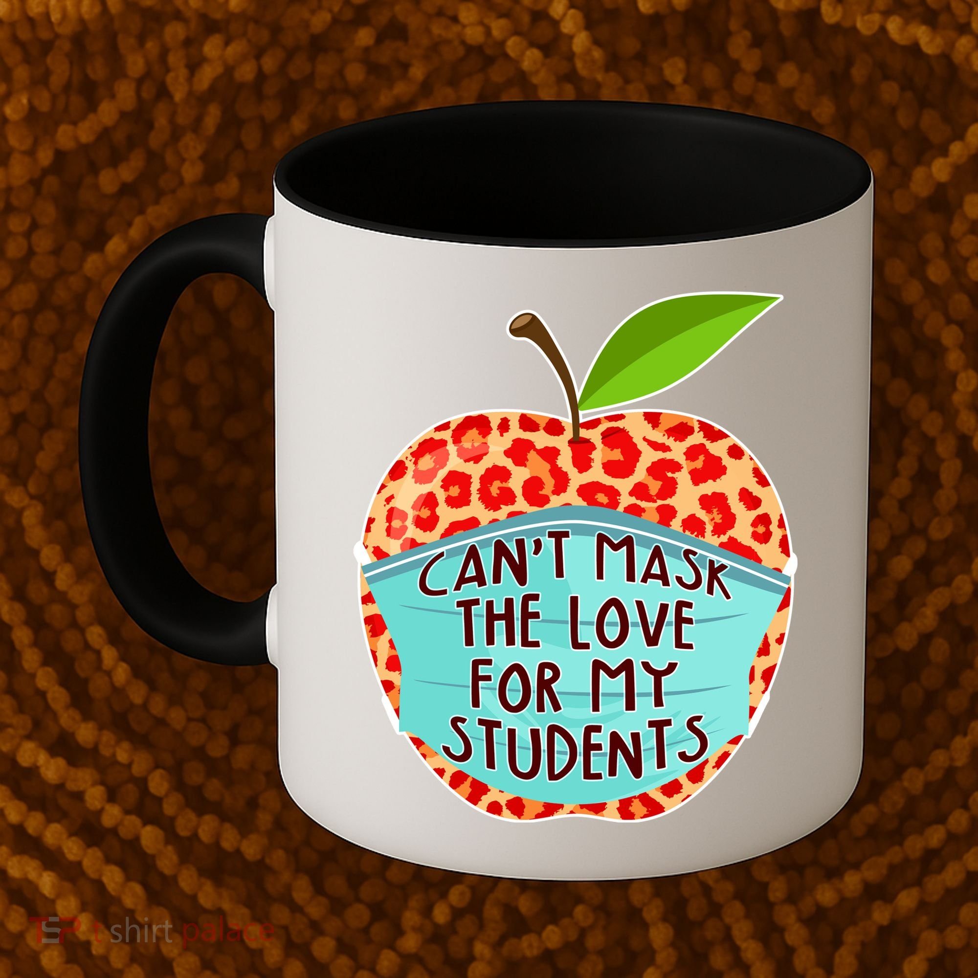 Can't Mask The Love For My Students Coffee Mug
