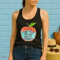 Can't Mask The Love For My Students Women's Tank Top thumb 2