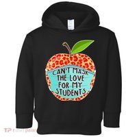 Can't Mask The Love For My Students Toddler Hoodie thumb 0