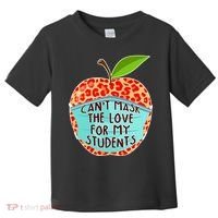 Can't Mask The Love For My Students Toddler T-Shirt thumb 0
