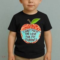 Can't Mask The Love For My Students Toddler T-Shirt thumb 2